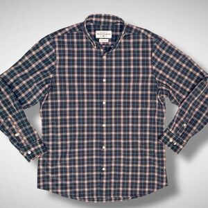 Mizzen+Main Leeward XXL Trim Fit Performance Button Down Plaid Shir